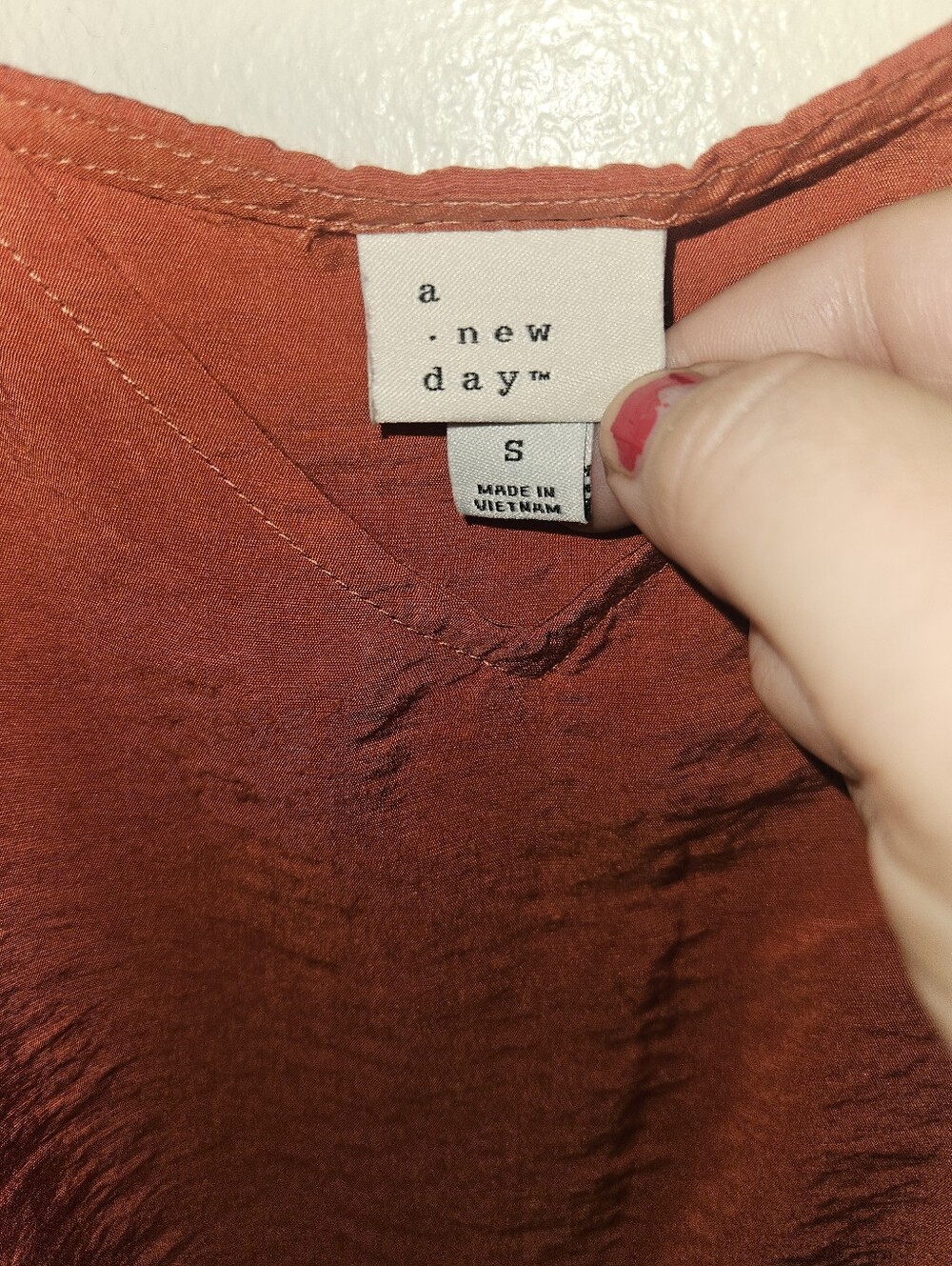 A New Day Womans Spaghetti Strap Tank Top Size S - Picture 5 of 9
